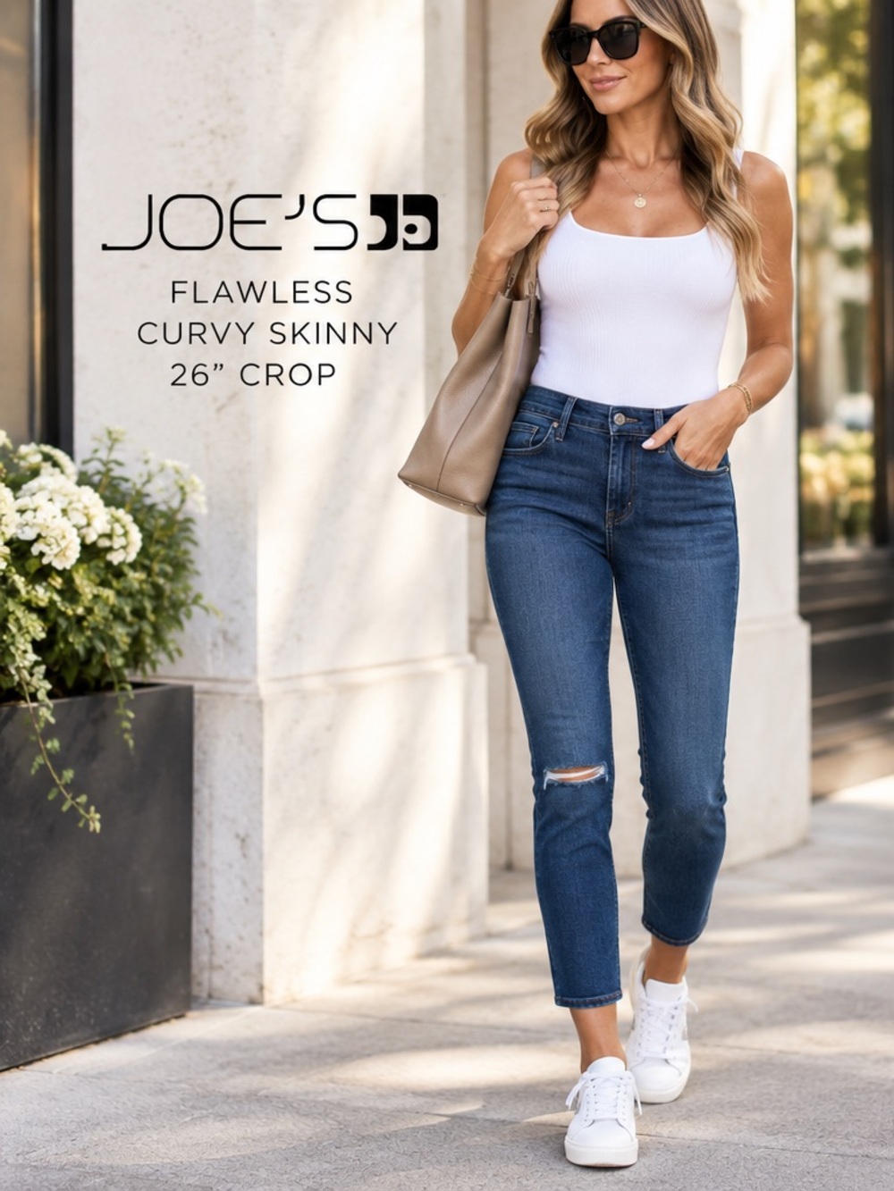 Joe’s Jeans Flawless Curvy Skinny Crop Jeans $198